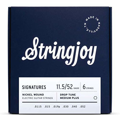 Picture of Stringjoy BAL115 Signature Nickel Electric Guitar Strings, (Balanced Medium Plus Gauge - 11.5-52)