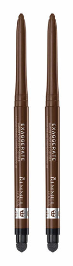 Picture of Rimmel London exaggerate auto waterproof eye definer, rich brown, 2 Count