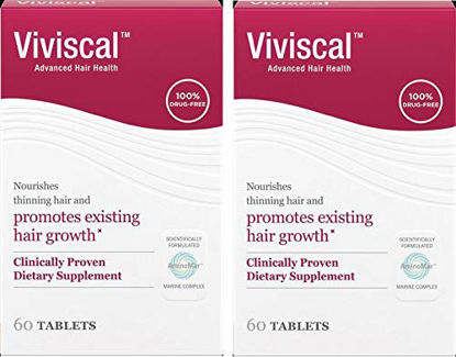 Picture of Viviscal Maximum Strength Hair Nutrient Tablets 2 BXS of 60