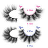 Picture of wiwoseo False Eyelashes Natural Volumn Fluffy Faux Mink Lashes Natural Wispy Fluffy Lashes 15MM 17MM 3D Effect Fake Eyelashes Dramatic 10 Pairs