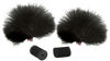 Picture of Rycote 065501 Windjammer for Lavalier - Black (Pack of 2)