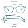 Picture of LifeArt Blue Light Blocking Glasses, Anti Eyestrain, Computer Reading Glasses, Gaming Glasses, TV Glasses for Women Men, Anti Glare (Stripe Blue, +2.75 Magnification)