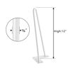 Picture of SMARTSTANDARD 12 Inch Heavy Duty Hairpin Furniture Legs, Metal Home DIY Projects for TV Stand, Sofa, Cabinet, etc with Rubber Floor Protectors White 4PCS