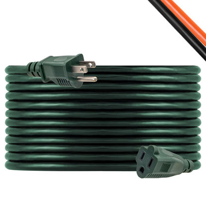 Picture of UltraPro, Green, 50 ft Extension, 16 Gauge, Extra Long Power Cord, Indoor/Outdoor, Heavy Duty, UL Listed, 70320