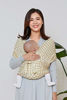 Picture of Konny Baby Wrap Carrier, Hassle-Free Moisture Wicking and Breathable Infant Sling, Perfect for Newborn Babies to 44 lbs Toddlers (Creamy Gingham, 4XL)