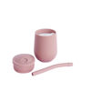 Picture of ezpz Mini Cup + Straw Training System - 100% Silicone Training Cup for Infants + Toddlers - Designed by a Pediatric Feeding Specialist - 12 Months+ (Blush)