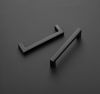 Picture of Ravinte 40 Pack Cabinet Handles Square Cabinets Cupboard Hanldes Matte Black Drawer Pulls Stainless Steel Kitchen Cabinet Pulls Cabinet Hardware Drawer Handles 5 inch Hole Center