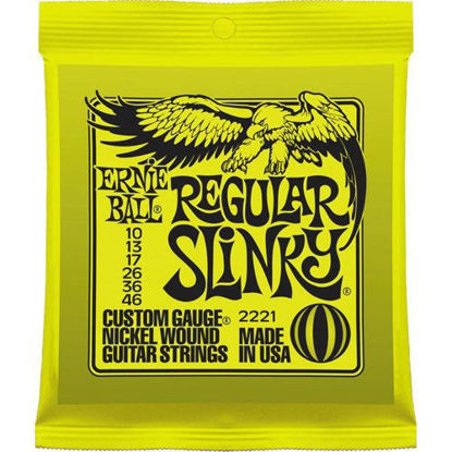 Picture of Ernie Ball P02221 Regular Slinky Nickel Wound Electric Guitar Strings, 10-46 (5 Pack)