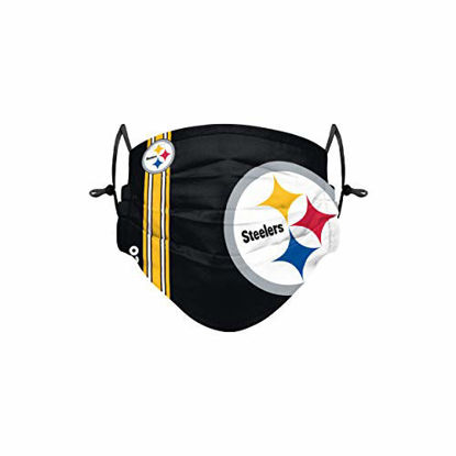 Picture of FOCO Pittsburgh Steelers NFL On-Field Sideline Logo Face Cover - Adult