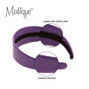 Picture of Purple 2 Inch Wide Leather Like Headband Solid Hair band for Women and Girls