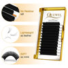 Picture of QUEWEL Volume Eyelash Extensions | 0.03-0.12mm | C/CC/D/DD Curl | 8-25mm Length | Easy Fan Volume Lashes 2D-20D Self Fanning Volume Lashes 0.03C 25mm Long Lasting Blooming Lashes(0.03C 25)