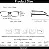 Picture of Reading Glasses 5 Pairs Quality Readers Spring Hinge Glasses for Reading for Men and Women (5 Pack Black, 4.50)