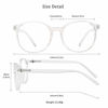 Picture of LifeArt Blue Light Blocking Glasses, Anti Eyestrain, Computer Reading Glasses with Spring Hinge, Gaming Glasses, TV Glasses for Women Men, Anti Glare (Transparent, 0.75 Magnification)