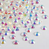 Picture of BEADSLAND 1440 Pieces Flat Back Crystal Rhinestones Round Gems, Transparent AB,SS10,2.7-2.9mm