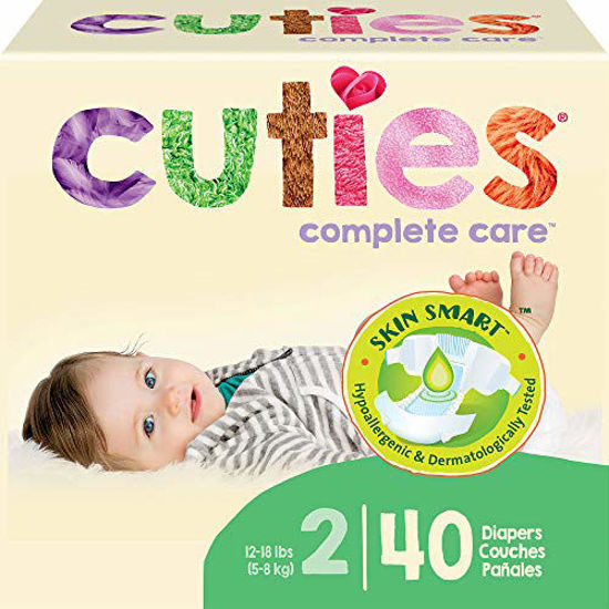 Picture of Cuties Complete Care Baby Diapers, Size 2, 40 Count