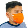 Picture of M95c Premium Filtration 5-Layer Face Mask 5-Ply Disposable Kids Design Made in the USA (10, Tangerine Orange)