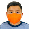 Picture of M95c Premium Filtration 5-Layer Face Mask 5-Ply Disposable Kids Design Made in the USA (10, Tangerine Orange)