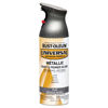 Picture of Rust-Oleum 271474 Universal All Surface Metallic Spray Paint, 11 oz, Flat Antique Nickel