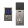 Picture of SCHLAGE BE469ZP CEN 619 Connect Smart Deadbolt With Alarm Inbuilt Century Trim In Satin Nickel