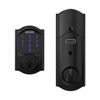 Picture of SCHLAGE BE469ZP CAM 622 Connect Smart Deadbolt with alarm with Camelot Trim in Matte Black, Z-Wave Plus enabled