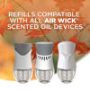 Picture of Air Wick Plug in Scented Oil Refill, 5ct, Warm Pear Cider, Essential Oils, Air Freshener Fall Scent, Fall décor