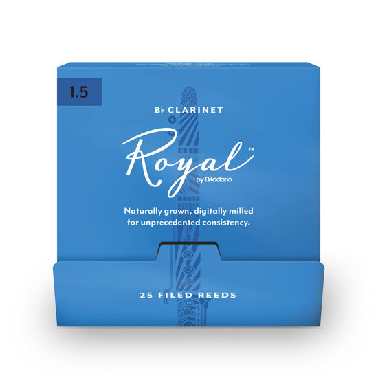 Picture of Royal by D'Addario Bb Clarinet Reeds, #1.5, 25-Count Single Reeds