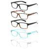 Picture of NORPERWIS Reading Glasses 5 Pairs Quality Readers Spring Hinge Glasses for Reading for Men and Women (5 Pack Mix Color -3 , 0.75)