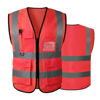 Picture of Reflective Safety Vest for Women Men High Visibility Security with Pockets Zipper Front Meets ANSI/ISEA Standards