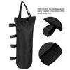 Picture of Yosoo123 4pcs/Set Black + Black Unfilled Outdoor Tent Sandbag Parasol Support Sandbag Advertising Shed Windproof Fixed Sandbag