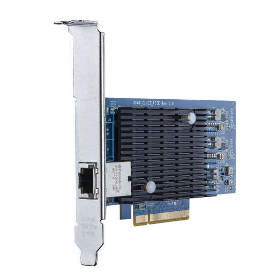 Picture of 10Gb RJ45 PCI-E Network Card NIC, Compare to Intel X540-T1, with Intel X540-BT2 Chip, Single RJ45 Ports, PCI Express X8, Ethernet Converged Network Adapter Support Windows/Linux/VMware