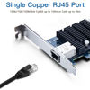 Picture of 10Gb RJ45 PCI-E Network Card NIC, Compare to Intel X540-T1, with Intel X540-BT2 Chip, Single RJ45 Ports, PCI Express X8, Ethernet Converged Network Adapter Support Windows/Linux/VMware