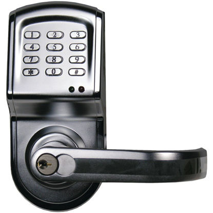 Picture of Linear 212LS-C26DCR-RT Electronic Access Control Cylindrical Lockset, Right Hand Opening (Black)