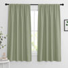 Picture of RYB HOME Sage Green 63 inch Curtains for Living Room, Blackout Window Drapes Light Blocking and Noise Reducing Panels for Boys Bedroom Nursery, W 42 x L 63 inchs, Set of 2, Sage Green