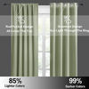 Picture of RYB HOME Sage Green 63 inch Curtains for Living Room, Blackout Window Drapes Light Blocking and Noise Reducing Panels for Boys Bedroom Nursery, W 42 x L 63 inchs, Set of 2, Sage Green