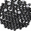 Picture of beadsland 1440 Piece Flat Back Crystal Rhinestones Round Gems,1.3mm-6.5mm,Black(SS10(2.7-2.8mm))