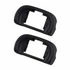 Picture of Futheda 2PCS Camera Eyecup Eyepiece Viewfinder FDA-EP18 Replacement Compatible with Sony A7 A7II A7III A7R A7RII A7RIII A7RIV A7S A7SII A9 A9II A99II A58 Digital Cameras