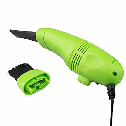Picture of U-K Mini USB Vacuum Cleaner PC Keyboard Cleaner Vacuum Cleaning Tools for Computer Car Use 1PCS GreenDeft, M