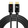 Picture of 4K HDMI 2.0 Cable 4 ft. [3 Pack] by RitzGear. 18 Gbps Ultra High Speed Braided Nylon Cord & Gold Connectors - 4K@60Hz/UHD/3D/2160p/1080p/ARC & Ethernet. Compatible with UHD TV/Monitor/PC/PS5/Xbox