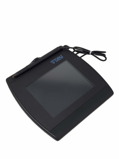 Picture of Topaz T-LBK57GC-BBSB-R SigGem Color 5.7 Signature Capture Pad, Dual Serial/Virtual Serial via USB (Renewed)