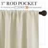 Picture of RYB HOME Bathroom Window Curtains - Blackout Curtains Small Window Short Drapes for Kitchen Bedroom Living Room Kids Nursery Room RV, W 29 x L 24 inch per Panel, Beige, 2 Pcs