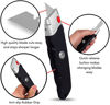 Picture of Internet's Best Premium Utility Knife - Set of 10 - Retractable Razor Knife Set - 10 Extra Blade Refills - Box Cutter Locking Razor Knife - Rubber Grip - Black