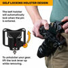 Picture of Spider Holster - BlackWidow Camera Holster + Pin - Self locking holster for carrying a light weight camera from any belt!