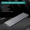 Picture of External Hard Drive 1TB 2TB Hard Drive External USB 3.1 HDD for PC, Mac, Laptop (1TB, Gold)