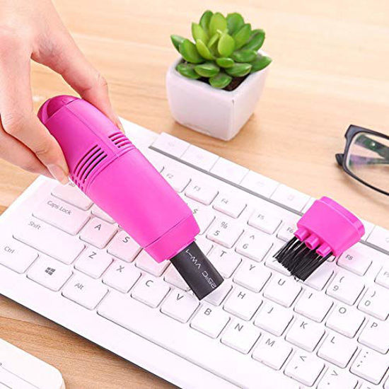 Picture of YDKJ Portable Handheld Cordless Mini Vacuum,Cordless - USB Rechargeable, Easy to Clean Keyboard, Computer, Office Desk