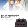 Picture of Live Sound Card, Live Broadcast Sound Card with 112 Kinds of Electric Sound, Multiple Sound Effects Voice Changer Sound Card, Audio Mixer Support for Dual Mobile Phone Computer Laptop