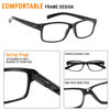 Picture of Reading Glasses 5 Pairs Quality Readers Spring Hinge Glasses for Reading for Men and Women (5 Pack Mix Color -2 , 3.00)