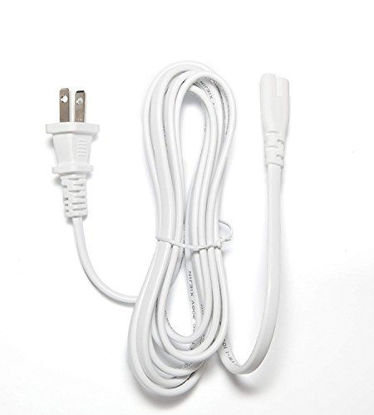 Picture of [UL Listed] OMNIHIL White 10 Feet Long AC Power Cord Compatible with Samsung UN40EH5000FXZA UN40EH5050FXZA TV