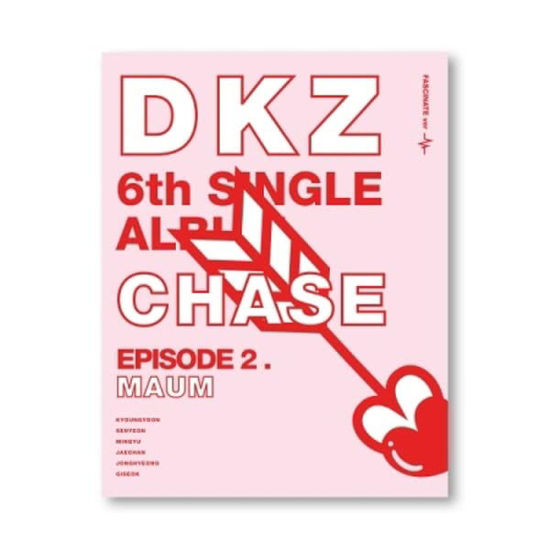 Picture of DKZ Chase Episode 2. MAUM 6th Single Album Fascinate Version CD+96p PhotoBook+2p PhotoCard+1p Postcard+1p 4Cut PhotoFilm+1p ID Card+1ea Sticker+Tracking Sealed