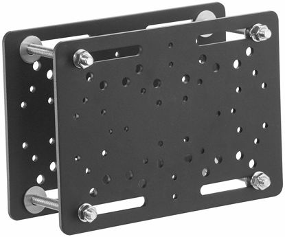 Picture of iBOLT Forklift and Warehouse Vehicle Cage / Overhead Guard Bracket / Mount - Made Out of Heavy Gauge Steel - for All AMPS , VESA 75 , VESA 100 , and Gamber-Johnson 2” x 4.09” mounting Patterns