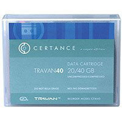 Picture of Certance HD 1PK 20/40GB TRAVAN40 Tape (CTM40)